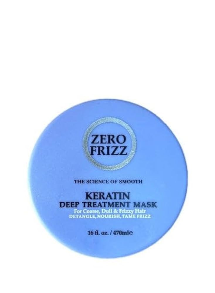 Zero Frizz Keratin Deep Treatment Mask 470 Ml - Image 2