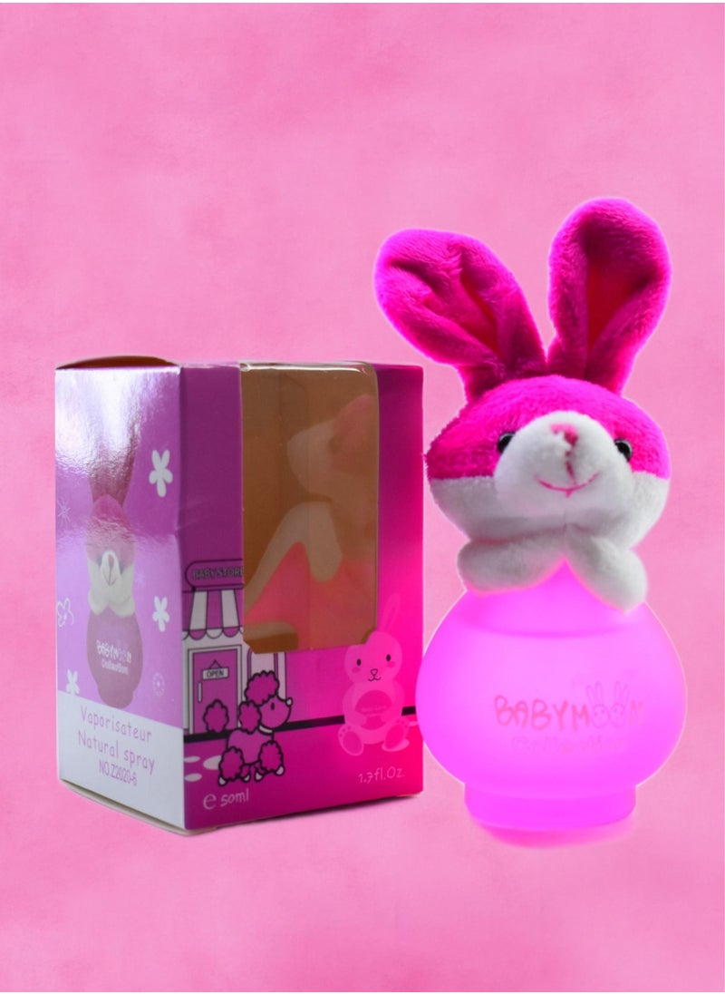 BabyMoon 12 Pieces BabyMoon Perfume Collection Pink Bunny 50ml  - Image 2