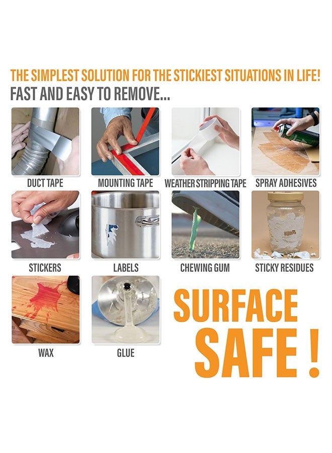 ويليام وير مزيل اللصق، بخاخ تنظيف لإزالة الملصقات والشريط واللاصق وبقايا الغراء عن المركبات والقوارب والمركبات الترفيهية والجدران من الطوب والخرسانة والنوافذ والأثاث والمزيد، 120 مل مع مكشطة ومنشفة - Image 5