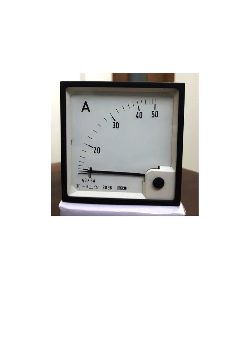 AC Analogue Panel Ammeter 96x96 CT Type Secondary 1A ERI96/ESI96 - Image 2