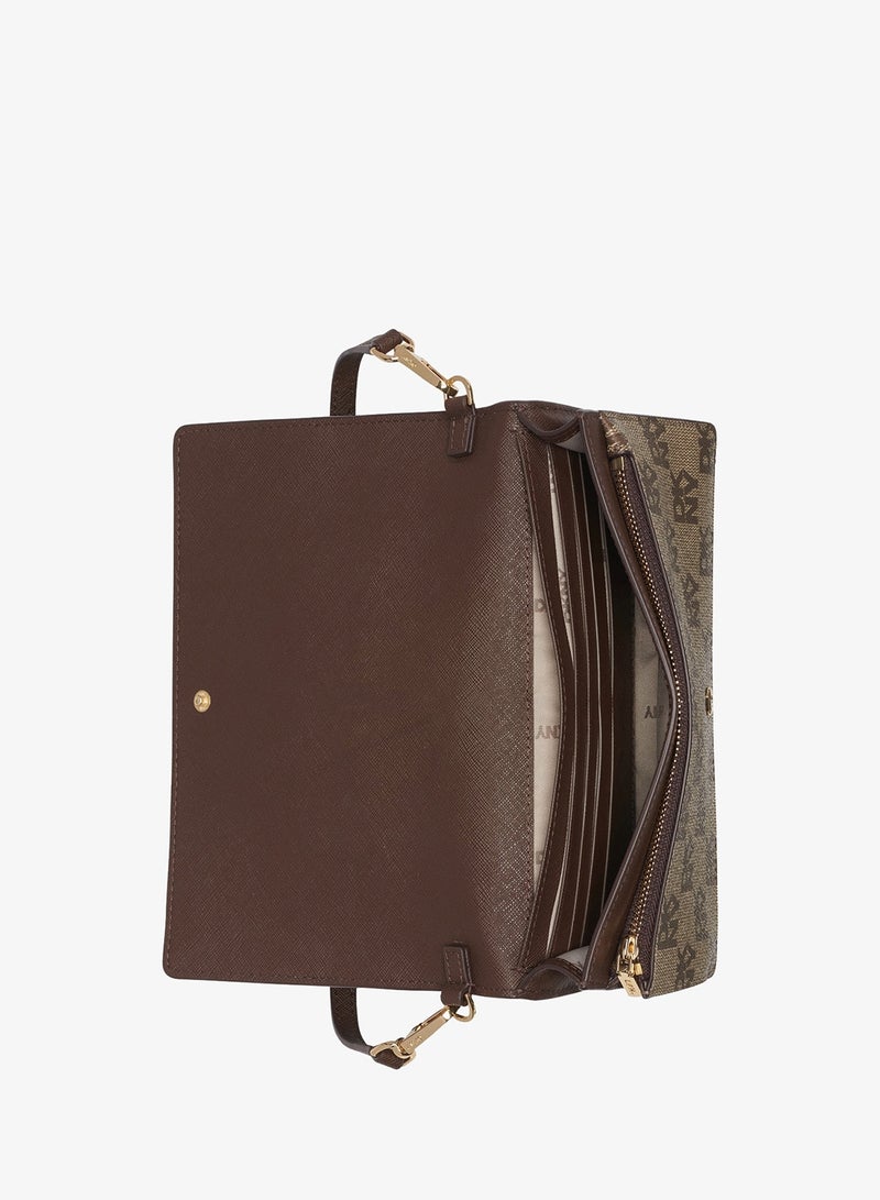 دكني حقيبة كروس بودي بشعار إيكو وغطاء قلاب - Image 5