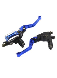 NIBEMINENT Pair Of Motorcycle Pump Lever Hydraulic Brake Clutch For Honda Yamaha 