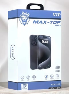 ماكس توب بكج الحماية المتكامل الجديد لـ آيفون 16 برو ماكس (iPhone 16 Pro Max) بكج بحلة جديدة و حماية كاملة لهاتفك مع جراب خلفي, حماية حراري خلفي, حماية حراري امامي, مسكة مغناطيس, حماية للشاشة ضد التجسس (لقافة), حامي عدسات الكاميرا, من ماكس توب  - Image 1
