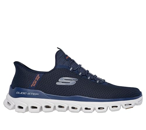 Skechers Men's Glide-Step Noxus Hands Free Slip-in Sneaker,Navy,8 - Image 2
