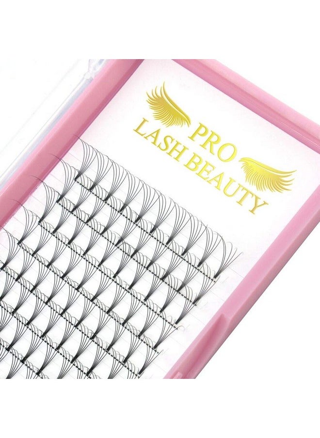 PRO LASHBEAUTY Premade Fans Eyelash Extensions 5D-D-0.10-13 Short Stem Premade Volume Eyelash Extensions 3D 5D 7D Volume Lash Extensions 9 to 20 mm Pre made Lash Fans C D Curl .07 .10(5D-D-0.10,13mm)  - Image 1