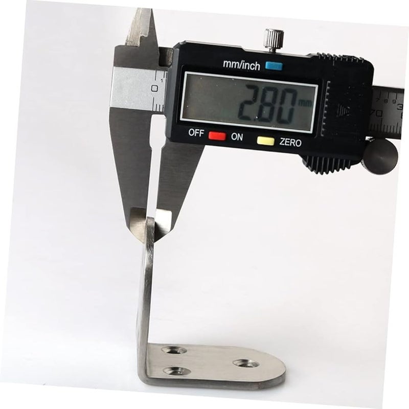 Tehaux 5 حزمة أقواس زاوية فولاذية مقاومة للصدأ مقاس 2 بوصة لأرفف الأثاث - Image 5