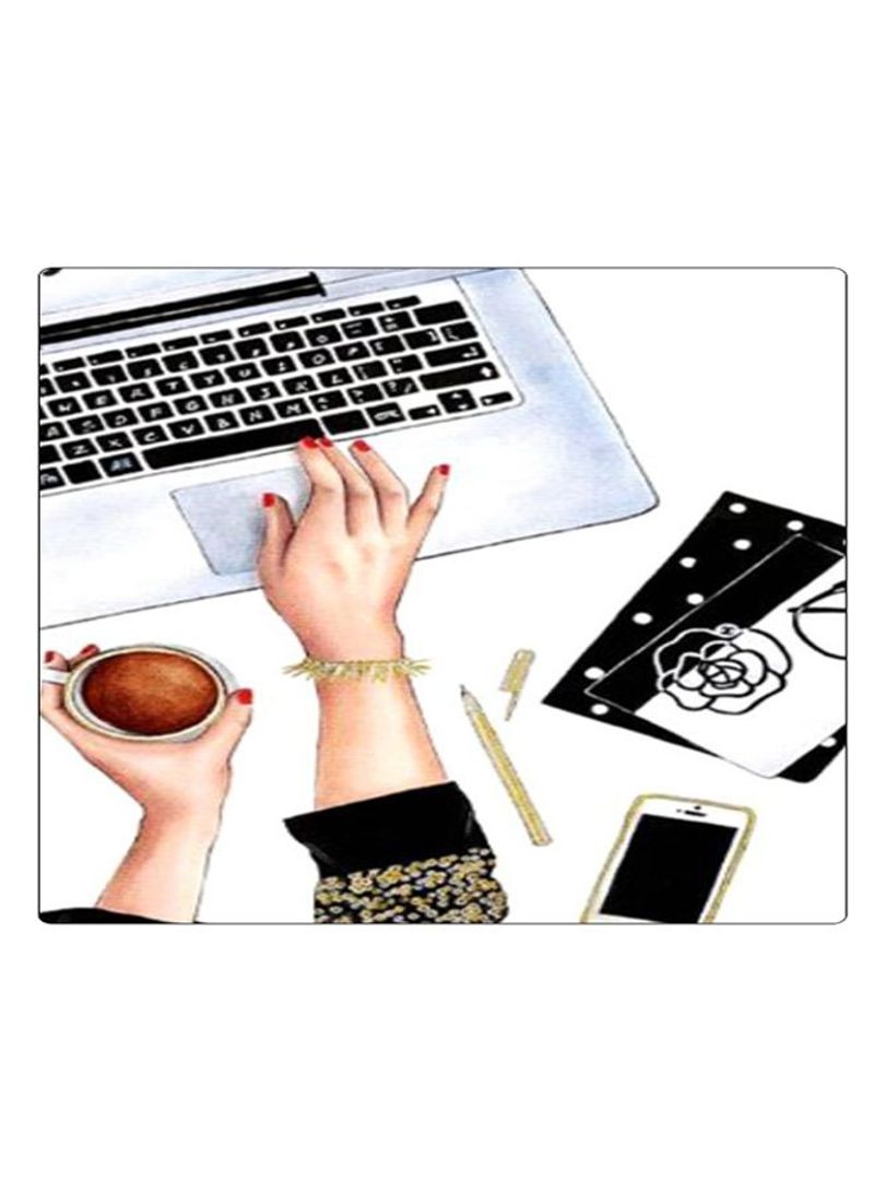 RKN Printed Anti-Slip Gaming Mouse Pad Multicolour