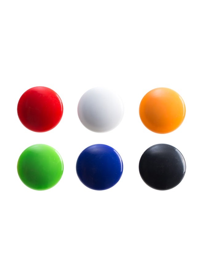 Deli 6-Piece Round Magnetic Button For Office, Fridge & Lockers Multicolour - Image 2