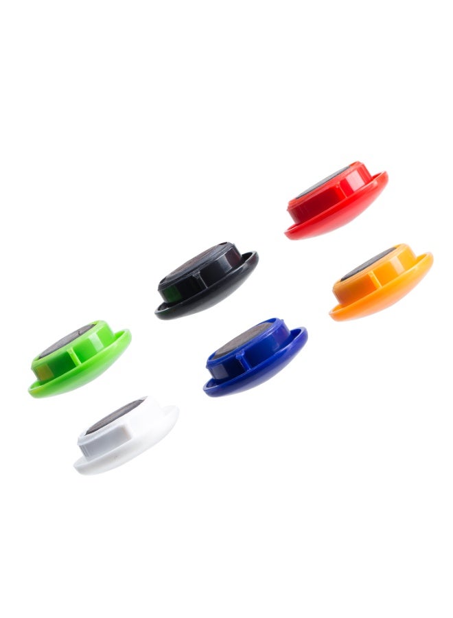Deli 6-Piece Round Magnetic Button For Office, Fridge & Lockers Multicolour - Image 3