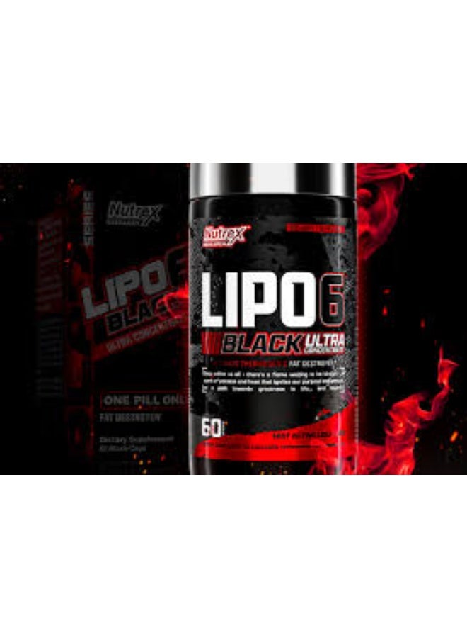 Nutrex Research Nutrex Lipo-6 Black UC 60Cap - Image 4