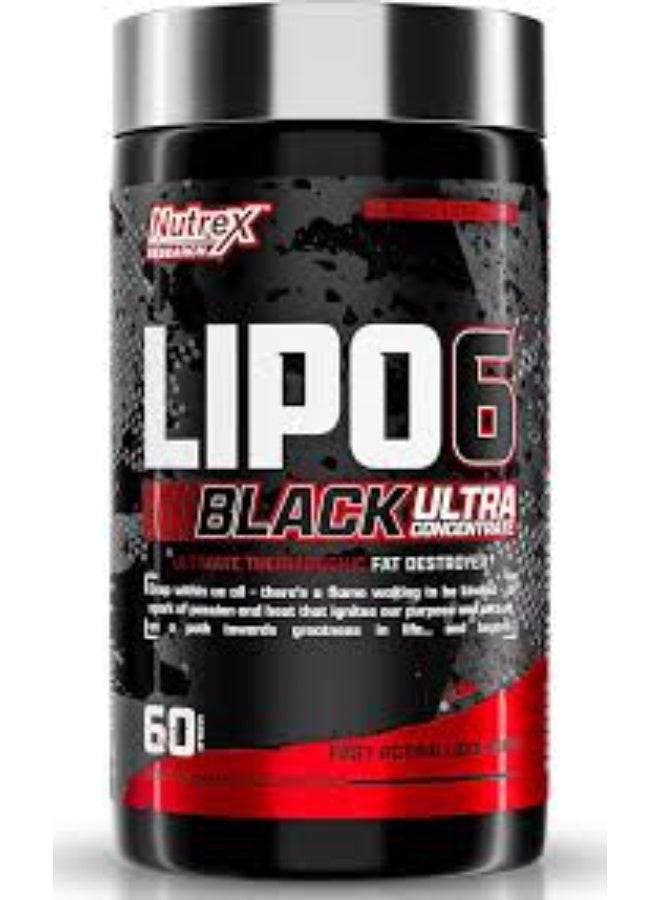 Nutrex Research Nutrex Lipo-6 Black UC 60Cap - Image 3