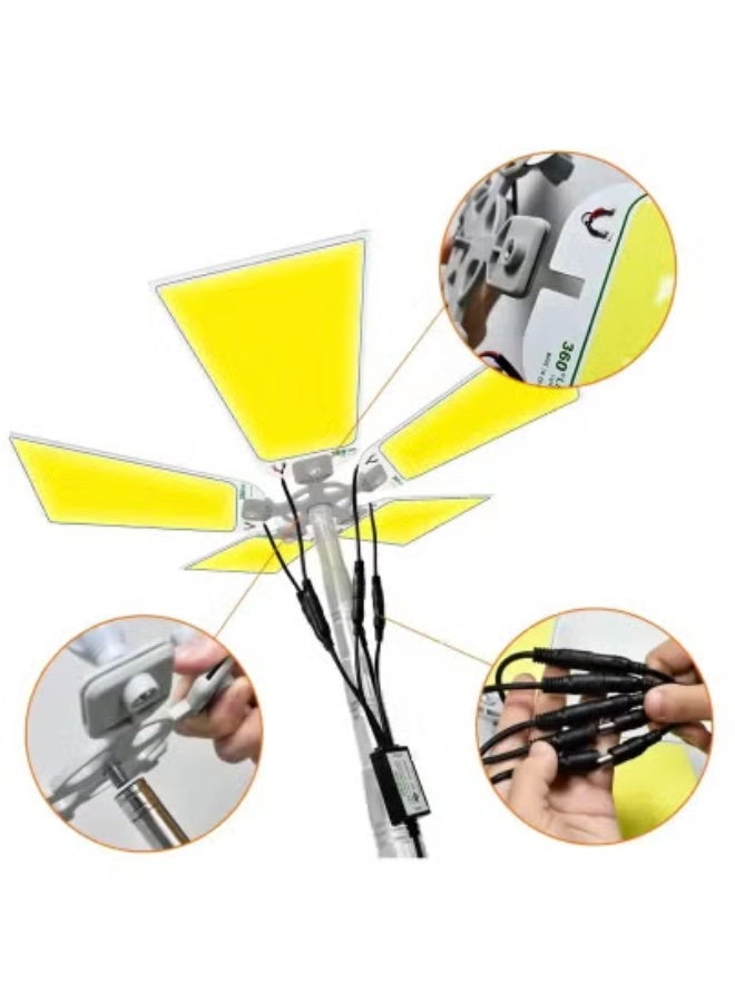 JAJEEK Energy-Efficient Outdoor Camping Lantern with Remote Control – DC 12V LED Portable Camping Light with Bright, Adjustable Illumination – Durable and Weather-Resistant Design for Hiking, Fishing, Emergency, and Outdoor Use – Long Battery Life and Easy Remote Operation - Image 3