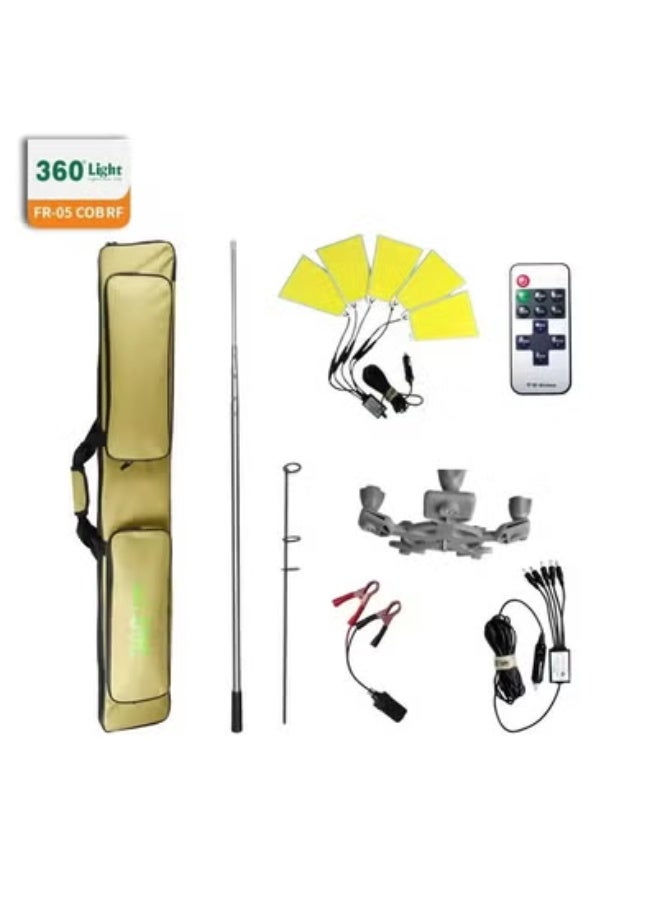 JAJEEK Energy-Efficient Outdoor Camping Lantern with Remote Control – DC 12V LED Portable Camping Light with Bright, Adjustable Illumination – Durable and Weather-Resistant Design for Hiking, Fishing, Emergency, and Outdoor Use – Long Battery Life and Easy Remote Operation - Image 2