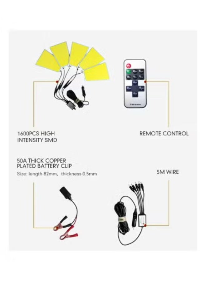 JAJEEK Energy-Efficient Outdoor Camping Lantern with Remote Control – DC 12V LED Portable Camping Light with Bright, Adjustable Illumination – Durable and Weather-Resistant Design for Hiking, Fishing, Emergency, and Outdoor Use – Long Battery Life and Easy Remote Operation - Image 5