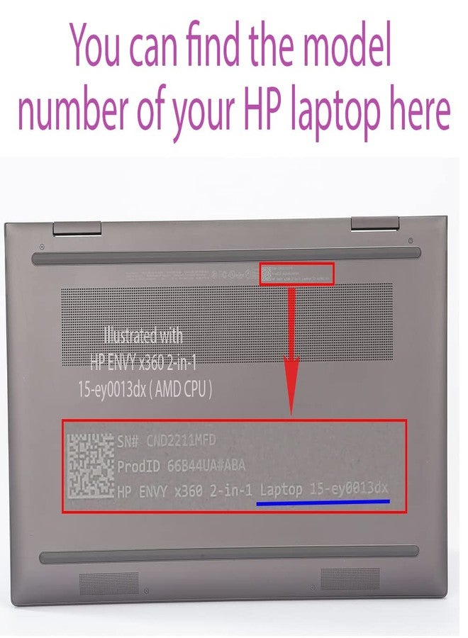mCover Case ONLY Compatible for 2022~2023 15.6" HP Envy x360 15-EW0000 (Intel CPU) / 15-EY0000 (AMD CPU) Series Laptop (NOT Fitting Any Other HP Models) - Green - Image 4