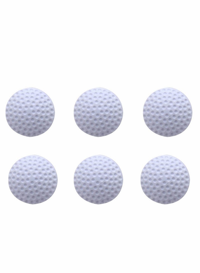 Self-Adhesive Door Handle Bumpers - 6 Pack Rubber Wall Protectors for Knobs, Furniture & Glass Tables, Crash Pads & Stoppers - Image 1