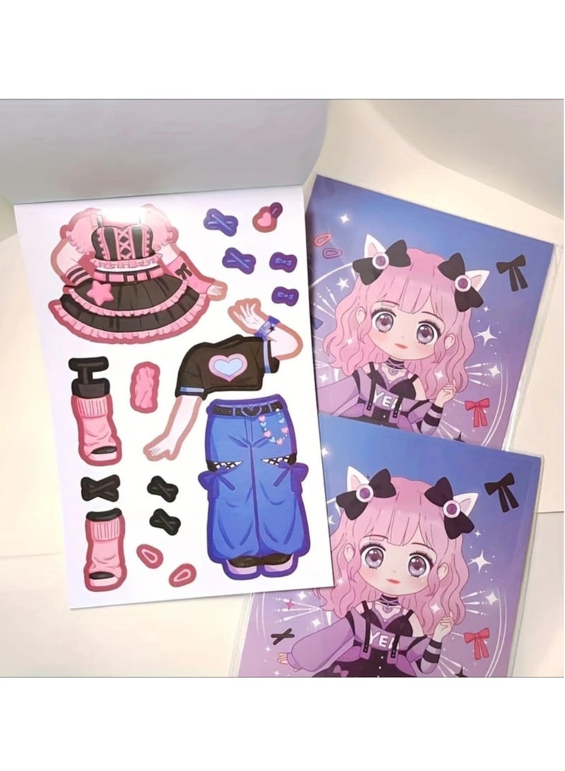 20pcs Clothing Matching Stickers, Cartoon Stickers, Quiet Stickers Game Stickers Party Favors - Image 2