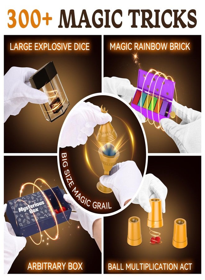 Nicella Magic Kit - 300+ Magic Tricks for Kids Age 6-8 8-10 10-12, Magic Set Magician Toy with Video Instructions for Kid Beginners - Christmas Halloween Birthday Gifts Toys for Boys Girls Kids - Image 3