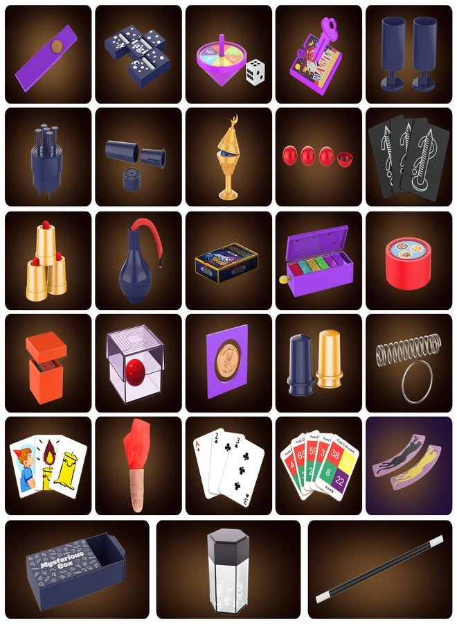 Nicella Magic Kit - 300+ Magic Tricks for Kids Age 6-8 8-10 10-12, Magic Set Magician Toy with Video Instructions for Kid Beginners - Christmas Halloween Birthday Gifts Toys for Boys Girls Kids - Image 2