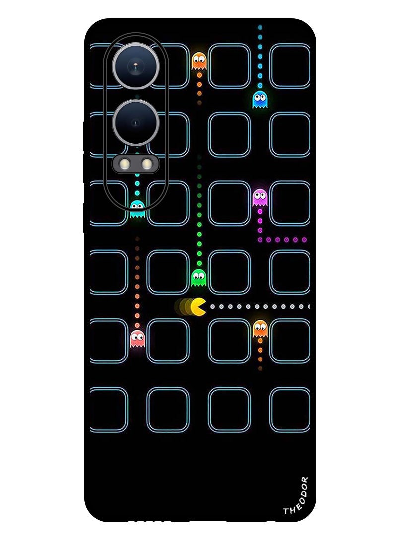 Theodor Protective Case Anti Scratch Shock Proof Bumper Cover For OnePlus Nord CE4 Lite Pac man - Image 1