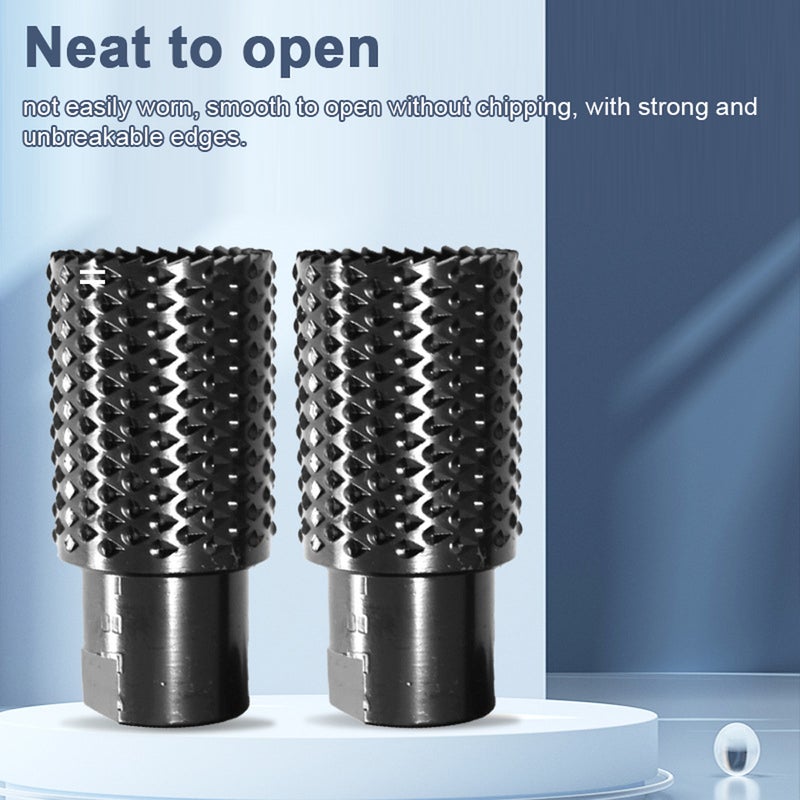 Carbon Steel Woodworking Holes Opener Trepanning Chambering Polishing Multifunctional Angle Grinder Grinding Heads Wood Slotting Opener Woodworking Holesaw Utility Tool Open-hole Accessory - Image 5