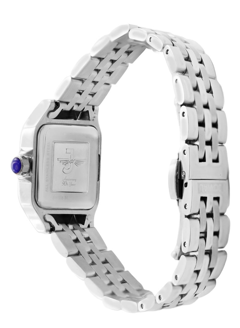 JOVIAL 5045LSMQ01DE Women's ,Stainless Steel Watch, 24mm, White Dial - Image 3