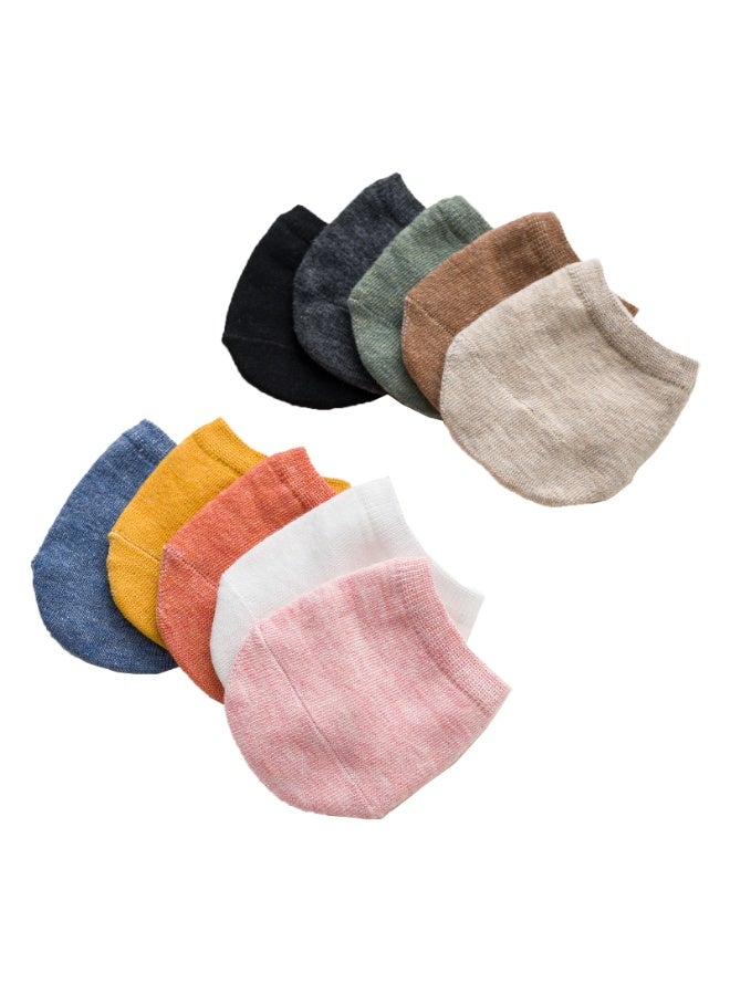 Toe Topper Socks, Liner Socks Breathable , Colorful Half Socks for Women, 10 Pairs - Image 2