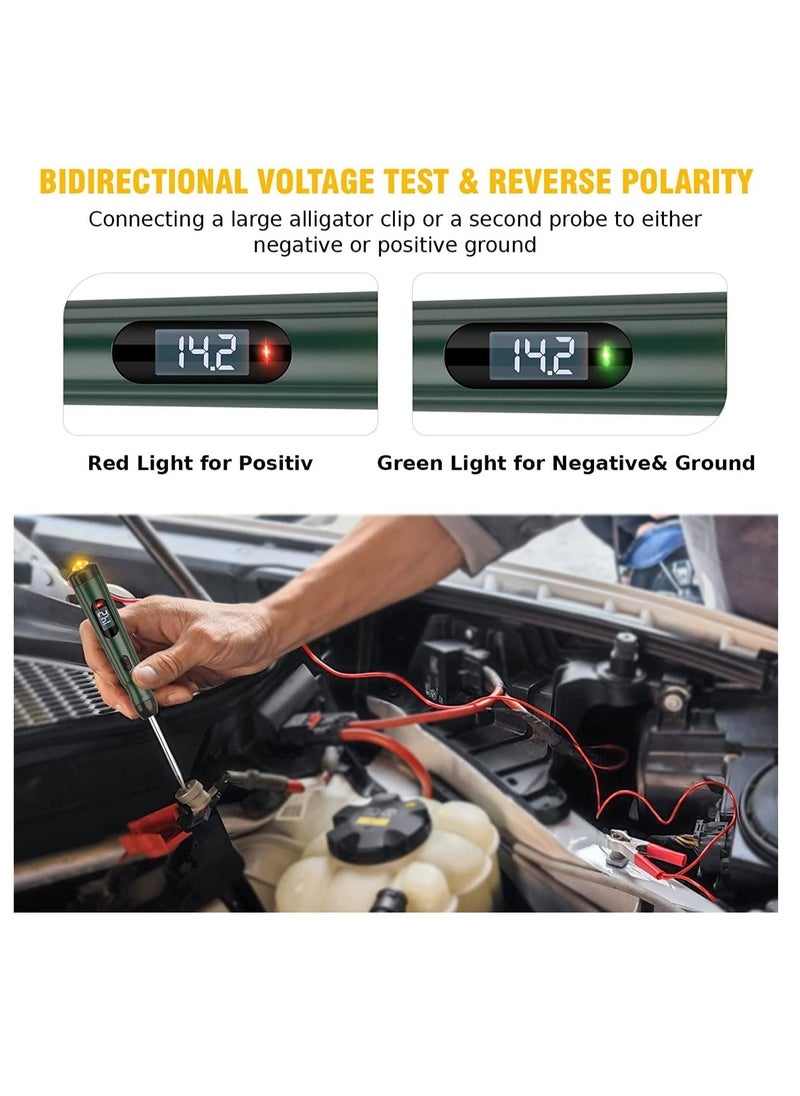 Generic Test Light Automotive Electric 12 Volt Circuit Fuse Motorcycle Wiring Continuity Tester with LED Display,Voltage Light Tester for Car Automotive Truck  - Image 2