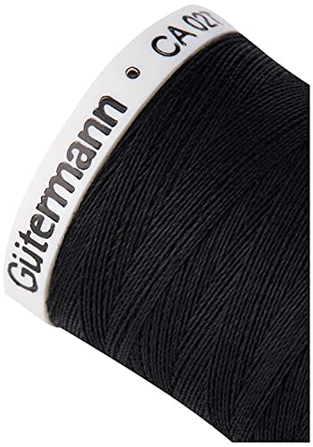 Gutermann Sew-All Thread, Polyester, Black, 250 m, 5.5x2.5x2.5 cm - Image 3