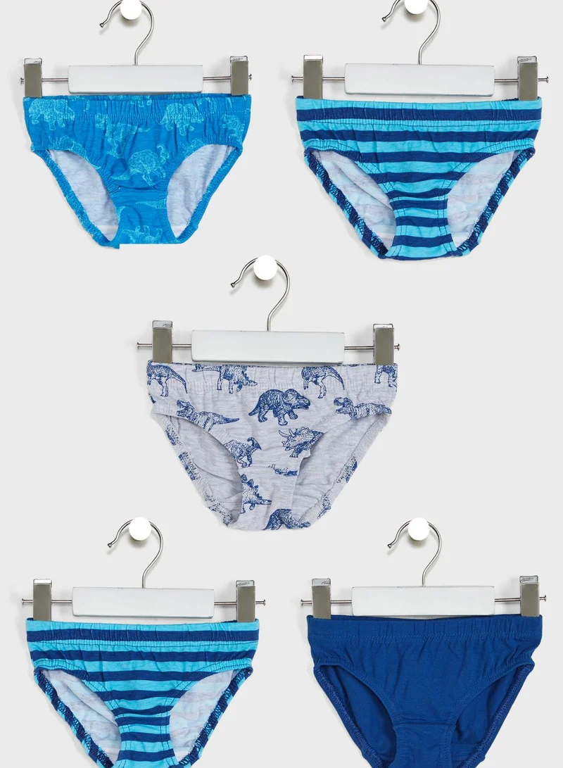 MINOTI Kids 5 Pack Assorted Briefs
