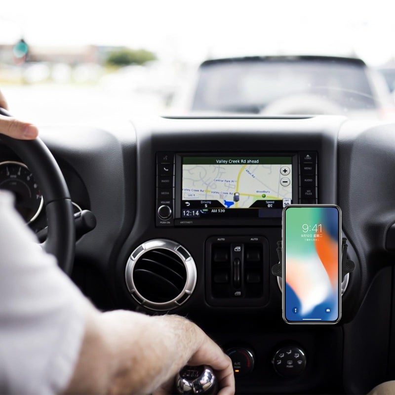 Universal Car Air Vent Phone Holder Sturdy Plastic Mount with Firm Grip - Image 5