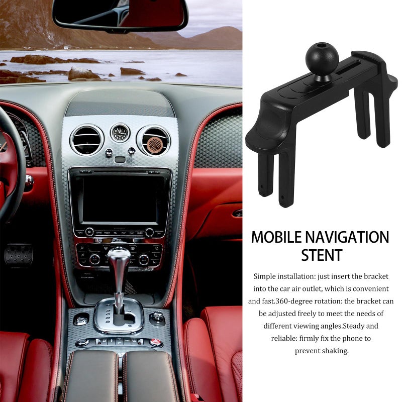Universal Car Air Vent Phone Holder Sturdy Plastic Mount with Firm Grip - Image 3