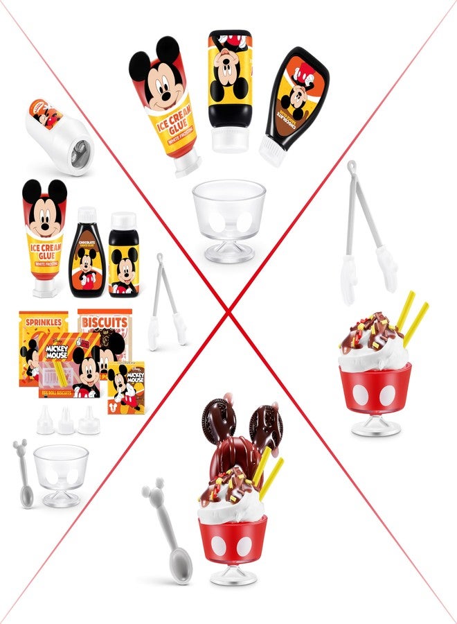 Mini Brands Create Disney Snacks Series 1 Capsule by ZURU, Licensed Mini Collectibles, Mystery Blind Packaging, DIY, Crafts, Resin Play, Novelty, Replica Food, NOT Edible, 8+ (2 Capsules) - Image 2