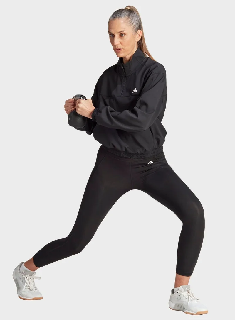 Adidas AEROREADY Train Essentials Woven Quarter-Zip Track Jacket