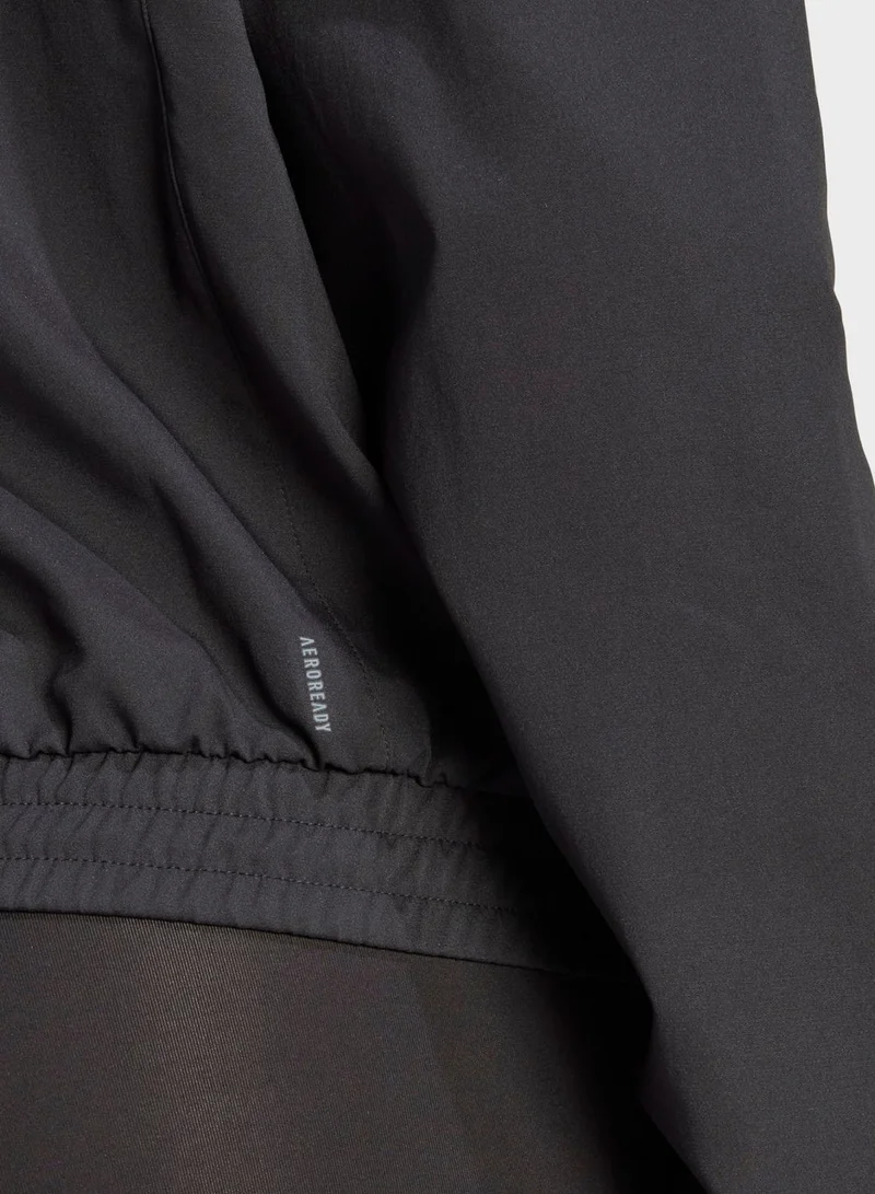 Adidas AEROREADY Train Essentials Woven Quarter-Zip Track Jacket