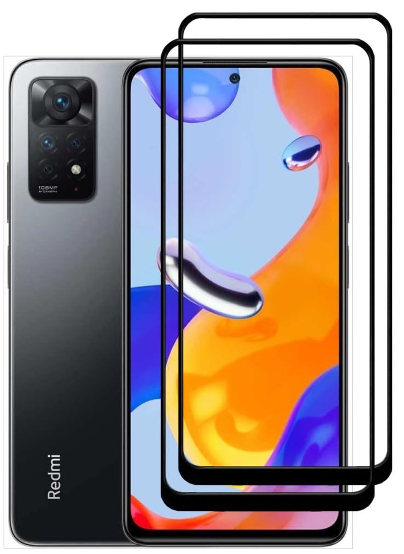 ACLIX 2 Pieces Antistatic ESD Dustproof Premium Quality High Definition Tempered Glass Screen Protector Designed For Xiaomi Redmi Note 11 Pro - Image 1