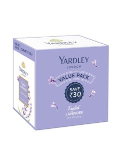 Yardley Yardley London English Lavender Luxury Soap Daily Bathing Soap For Women Luxury Soap With Creamy Lather 90% Naturally Derived 100g Each (Pack of 3)  - Image 3