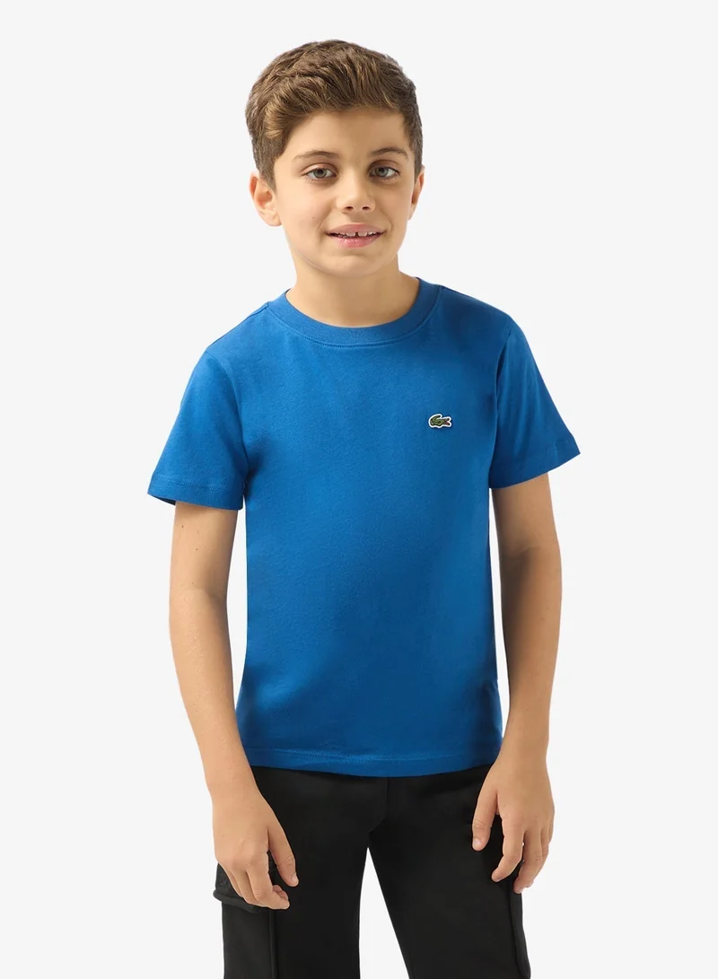 LACOSTE Kids Logo Crew Neck T-Shirt