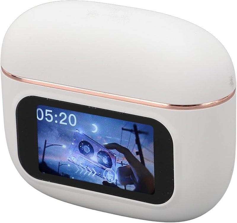 ANC Noise Cancelling Wireless Earphones with LCD Touch Display EQ Control 4.5 Hours Playtime Black - Image 3