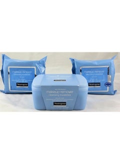 Neutrogena Makeup Remover Cleansing Towelettes Combo Pack, 1-25 Count Tub, Plus 2-25 Count Refills 