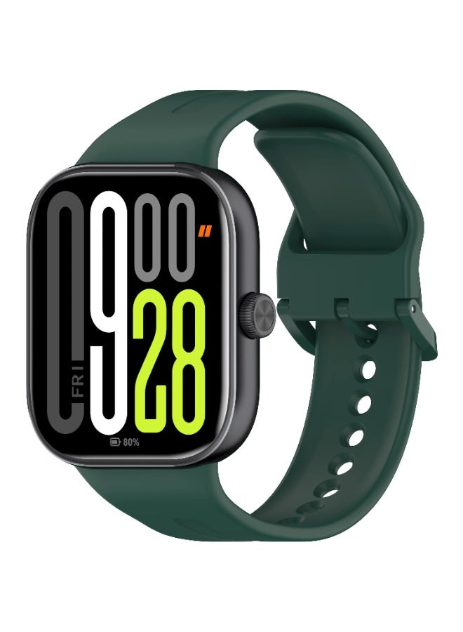 Fashion Soft Silicone WatchBand For Xiaomi Redmi Watch 4/5 Smartwatch Wristband  Strap Sport belt Bracelet (Green) - Image 1