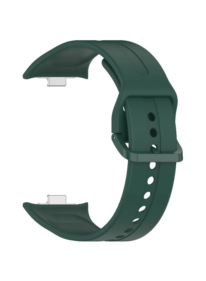 Fashion Soft Silicone WatchBand For Xiaomi Redmi Watch 4/5 Smartwatch Wristband  Strap Sport belt Bracelet (Green) - Image 4