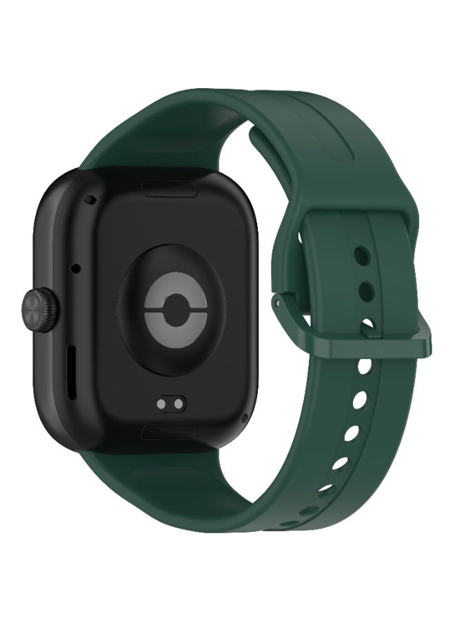 Fashion Soft Silicone WatchBand For Xiaomi Redmi Watch 4/5 Smartwatch Wristband  Strap Sport belt Bracelet (Green) - Image 2