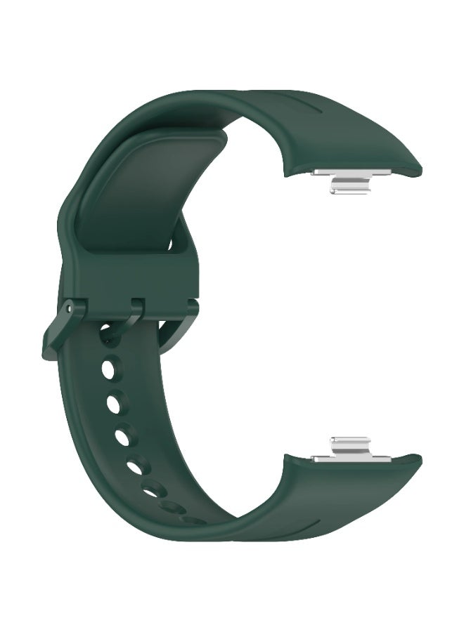 Fashion Soft Silicone WatchBand For Xiaomi Redmi Watch 4/5 Smartwatch Wristband  Strap Sport belt Bracelet (Green) - Image 3