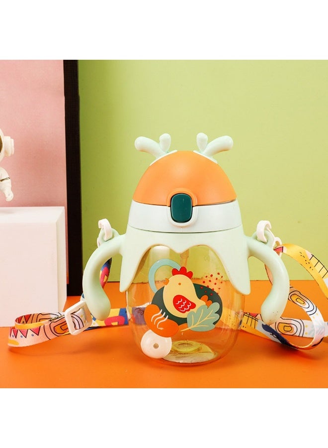 كوب تدريب الأطفال الصغار بماصة ومقابض - آمن، مقاوم للسقوط، وسهل التنظيف - 350 مللى - Image 2