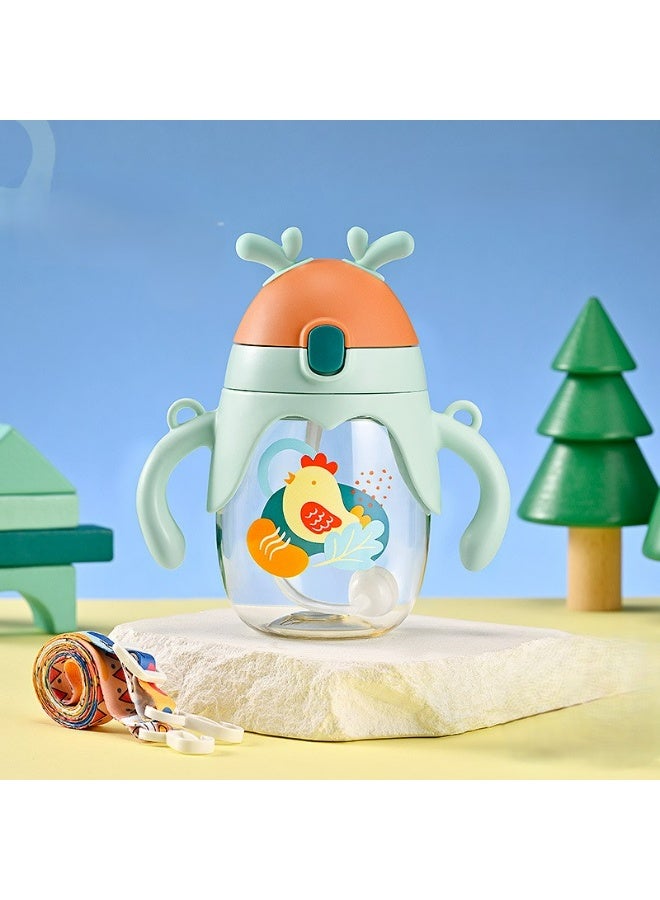 كوب تدريب الأطفال الصغار بماصة ومقابض - آمن، مقاوم للسقوط، وسهل التنظيف - 350 مللى - Image 1