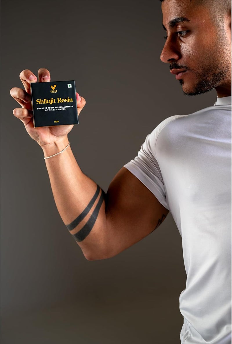 Valeo Shilajit Resin 20g â€“ Pure Himalayan Shilajit for Men's Strength, Stamina & Energy Boost - Image 2