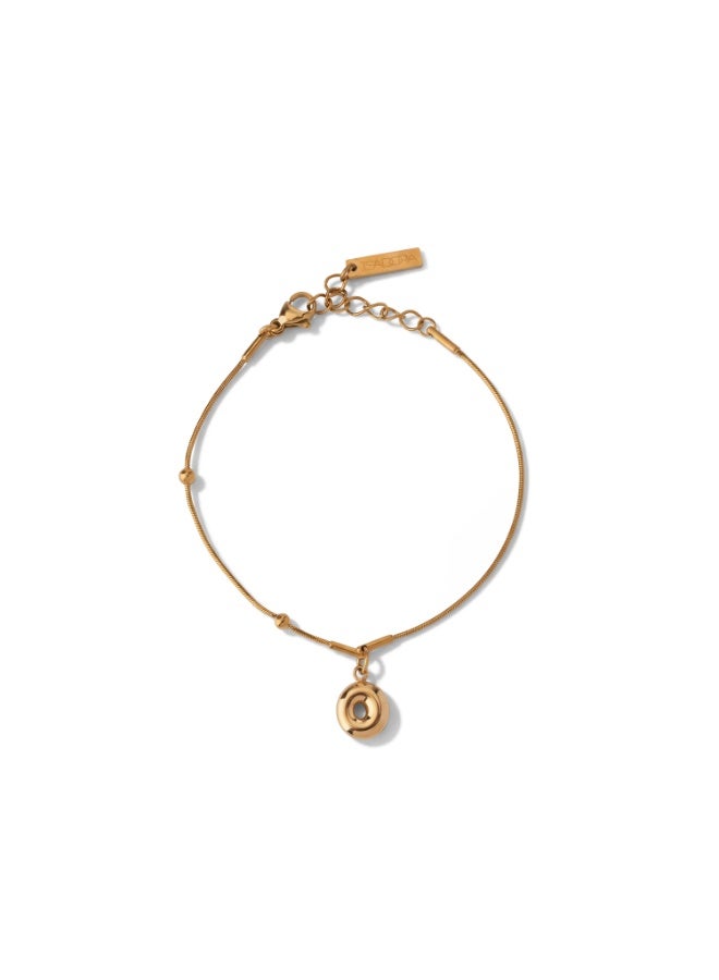 Palmonas 18K Gold Tone Plated Luna Drop Gold Chain Bracelet For Women - Waterproof & Anti-Tarnish - Image 1