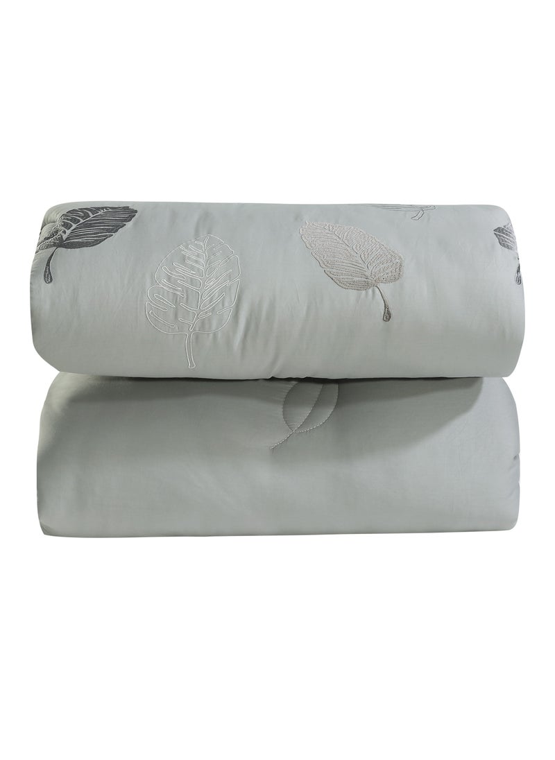 Hours - hours comforter set with soft silky fabric 100% cotton and a modern and distinctive pattern that satisfies all tastes 8 pieces king size - Image 1