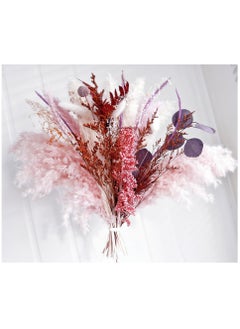 Generic Pink Pampas Grass Bouquet , Blush Dried Pampas Grass Decor, Dried Flower Bouquet for a Vase, and Flower Arrangement for Boho Home Wedding Decoration  - Image 1
